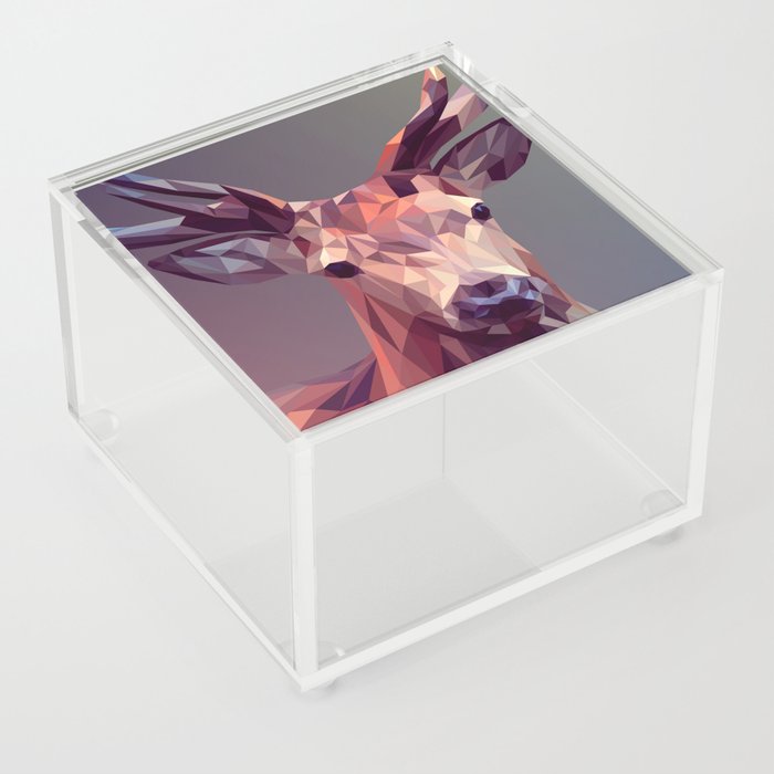 Polygon Deer Acrylic Box