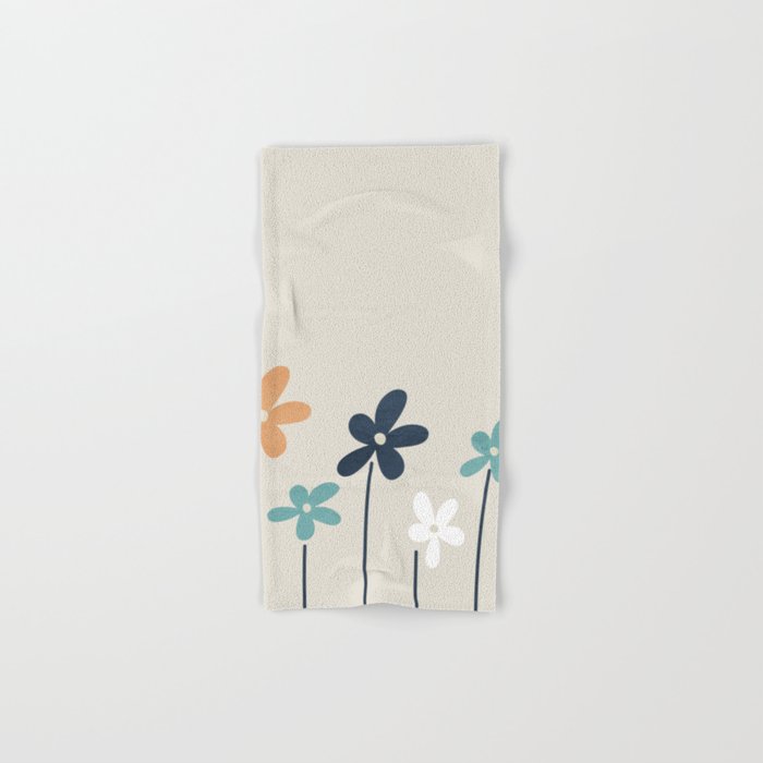 Abstract Flowers 2 Hand & Bath Towel