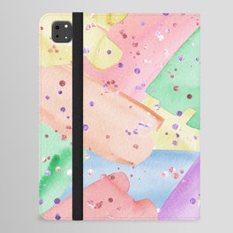 Glitter Color Abstract Trendy Collection iPad Folio Case