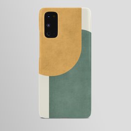 Halfmoon Colorblock 2 - Gold Green  Android Case