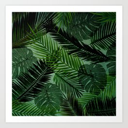 Green Foliage Art Print