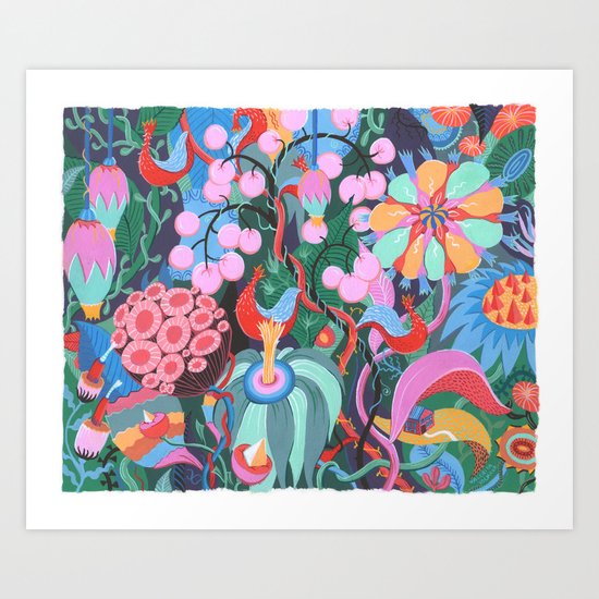 Hidden House Art Print