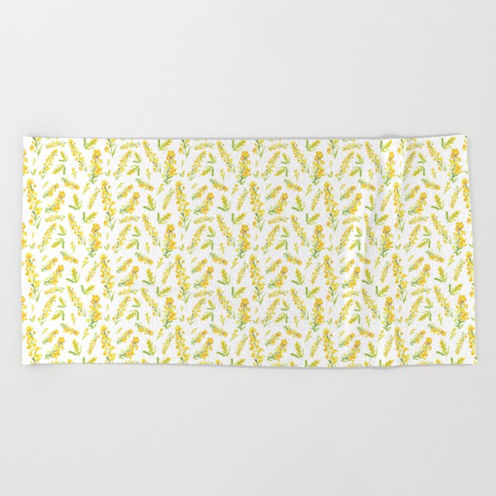 Goldenrod Beach Towel