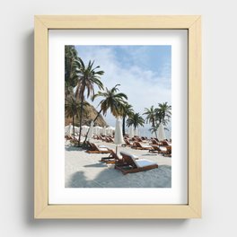 Catalina Beach Resort Recessed Framed Print