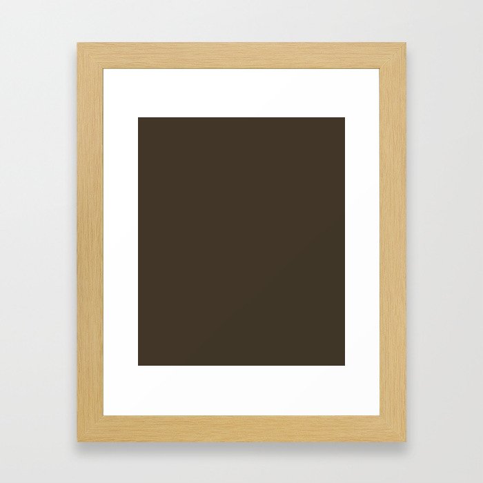 Jacko Bean - solid color Framed Art Print
