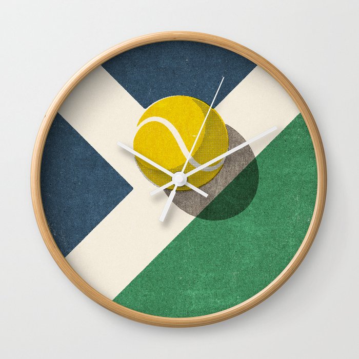 BALLS / Tennis (Hard Court) Wall Clock