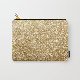 Gold glitter Carry-All Pouch
