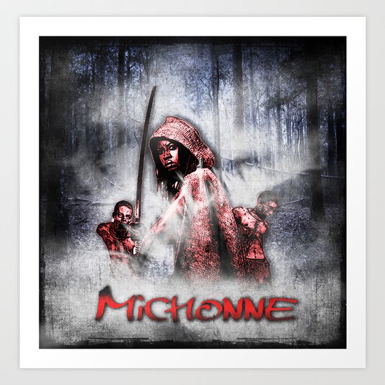 Michonne Art Print