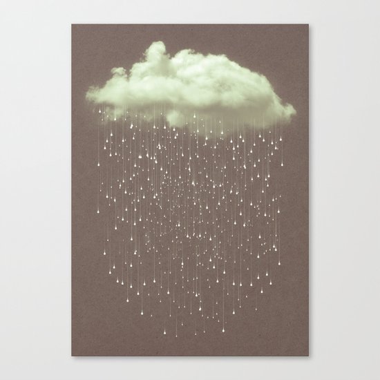 Let It Fall IV Canvas Print