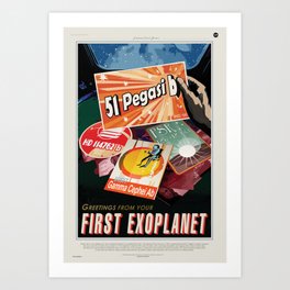 First Exoplanet Art Print