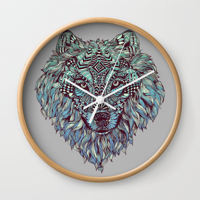 Wolf (Lone) Wall Clock