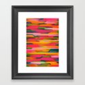 Abstract Colorful Pattern Gerahmter Kunstdruck