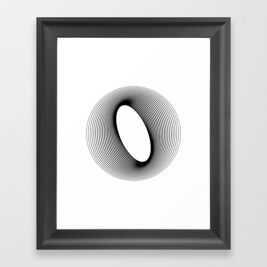 O like O Framed Art Print