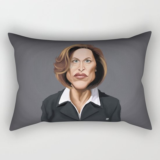 Celebrity Sunday ~ Gillian Anderson Rectangular Pillow