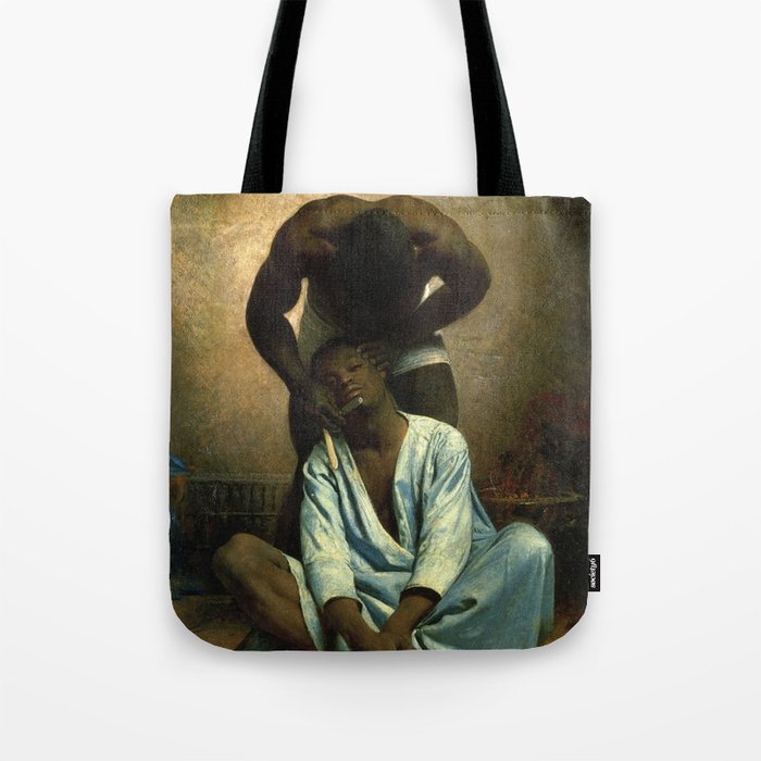 African American Masterpiece, The Barber, A Portrait by Léon Bonnat Tote Bag
