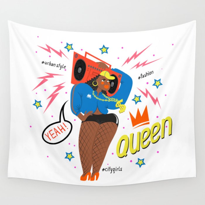 Hot girl online tapestry