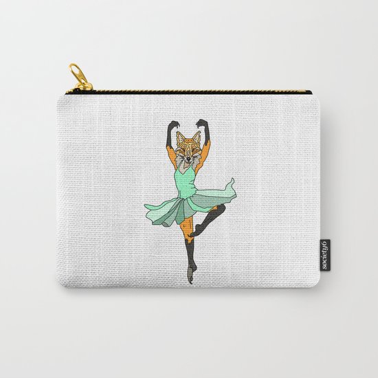 Fox Ballerina Tutu Carry-All Pouch
