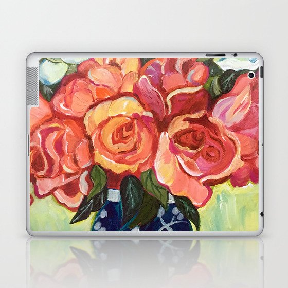 Camellias and Roses Laptop & iPad Skin