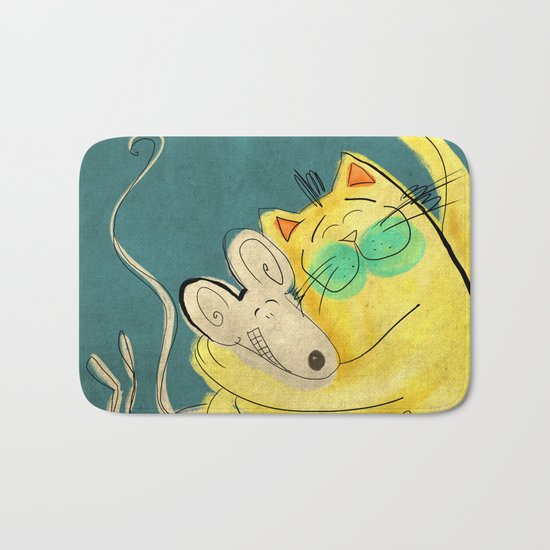 Lets be Friends Bath Mat