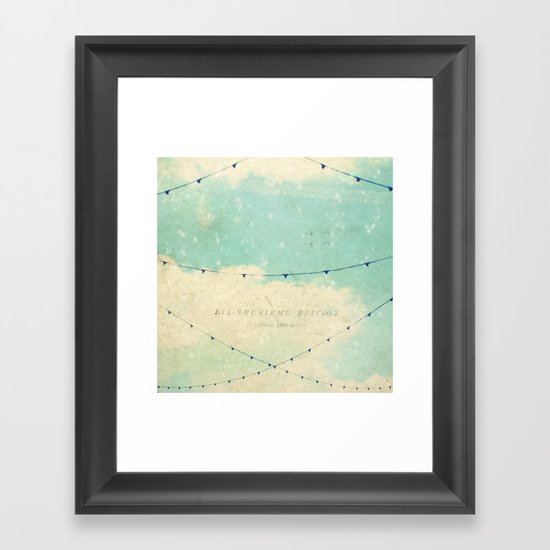 magical lights Framed Art Print