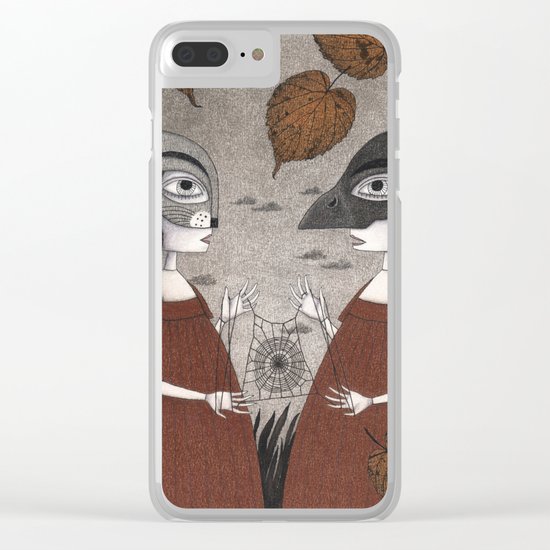 Ana and Eva (An All Hallows' Eve Tale) Clear iPhone Case