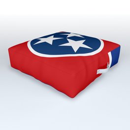 Tennessee State flag Outdoor Floor Cushion