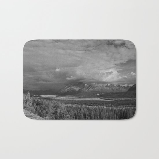Matanuska Glacier Mono Bath Mat