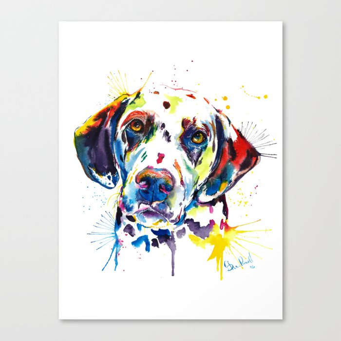 Dalmatian canvas shop art