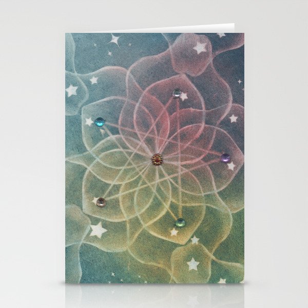 Stardust - Pastel Mandala Stationery Cards