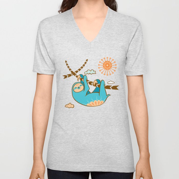 Just Hang In There V Neck T Shirt