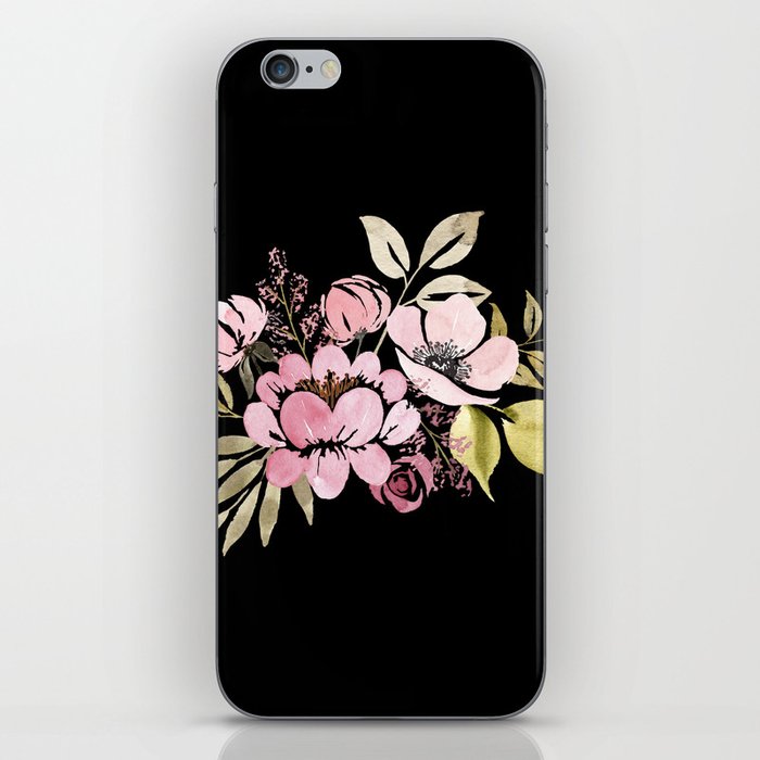 Watercolor Flowers iPhone Skin