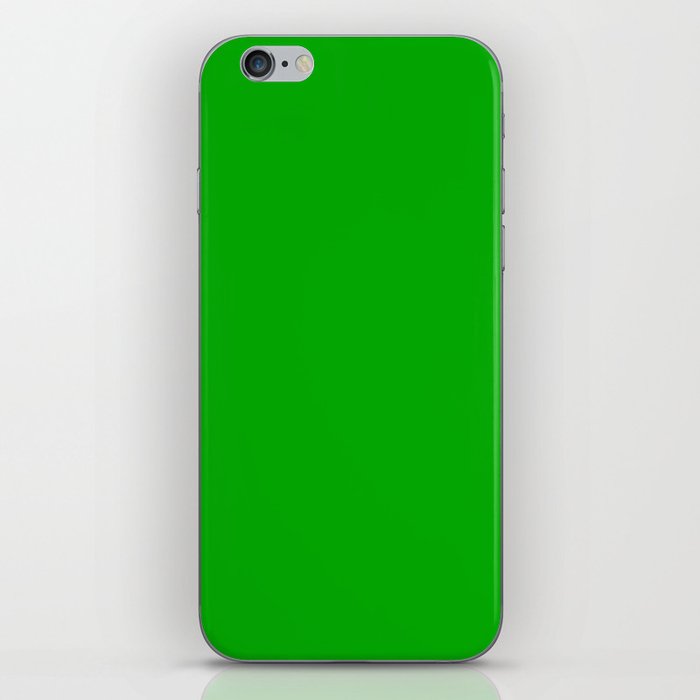 Monochrome green 0-170-0 iPhone Skin