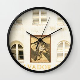 Salvador Dali Museum in Spain // A Modern Artsy Style Graphic Photography of Famous Artist Exhibit Wall Clock