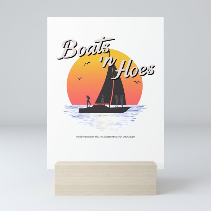 Boats n Hoes, World Premiere Of Prestige Worldwide's First Music Video, Step Brothers - First Word I Mini Art Print