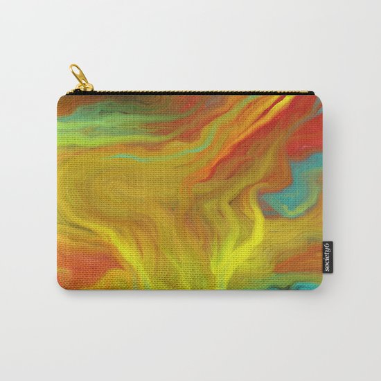 AGATE ABSTRACT OIL PAINTING Carry-All Pouch
