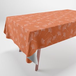Orange-Pink Gingko Leaves - Pattern Design Tablecloth
