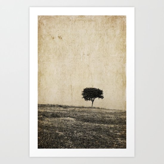 lonely tree Art Print