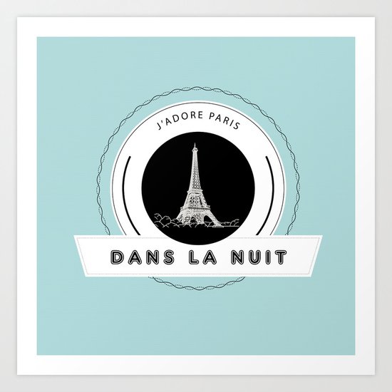 Paris tiffany blue Art Print
