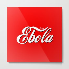 Ebola Metal Print | Graphic Design, Food, Typography 