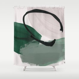 minimalist painting 01 Shower Curtain