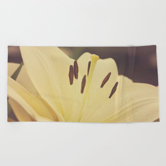 Dreamy Lily Beach Towel