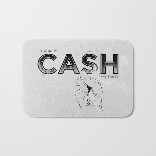 In Johnny Cash We Trust. Bath Mat