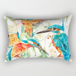 Beautiful Watercolour Kingfisher  Rectangular Pillow