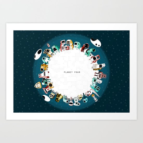 Planet Four Art Print