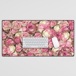 Your Pink Roses Desk Mat