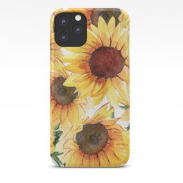 Sunflowers Bloom  iPhone Case | Yellow, Spring, Sunflowers, Sunflower, Art, Flowers, Garden, Big, Summer, Pattern 