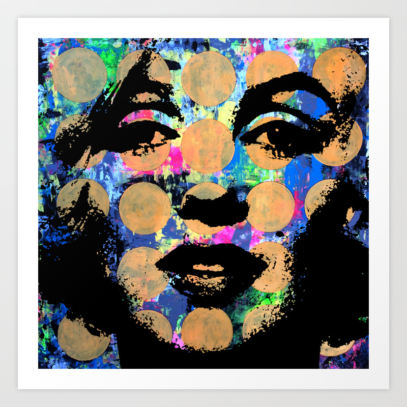 Sex Girl Superstar Female Woman Now Pop Art Painting Art Print By