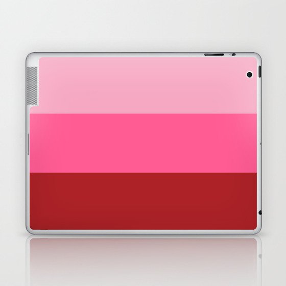 three stripes - sweetheart Laptop & iPad Skin