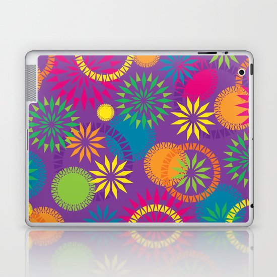 Spikeyflower Purple Laptop & iPad Skin