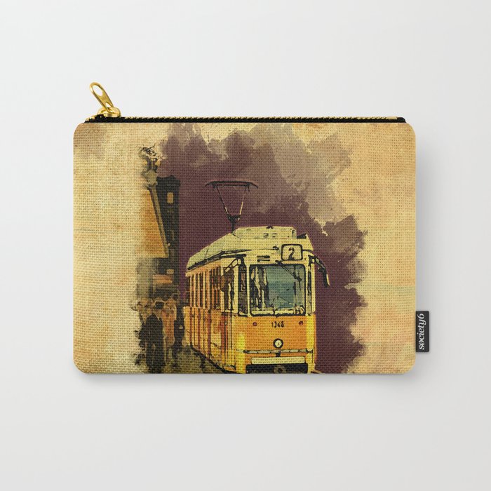 Tram 2 Art Deco Carry-All Pouch